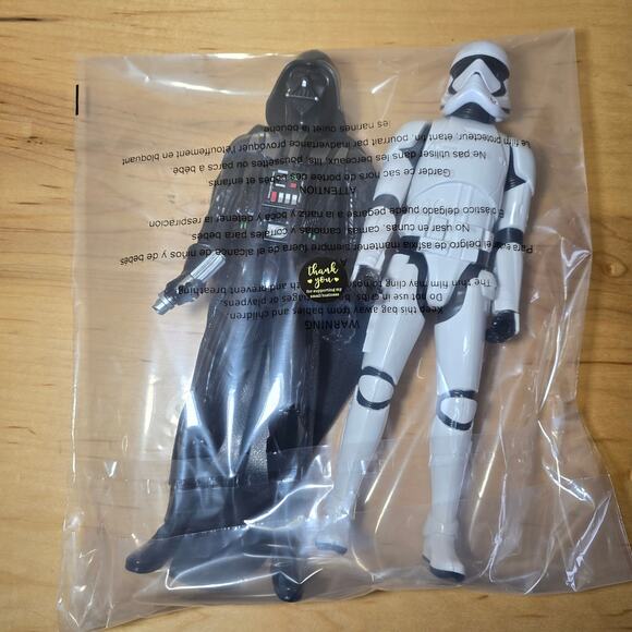 Lot of 2 2013 Hasboro 12" Star Wars Figures Darth Vadar and a Storm Trooper - Picture 6 of 10